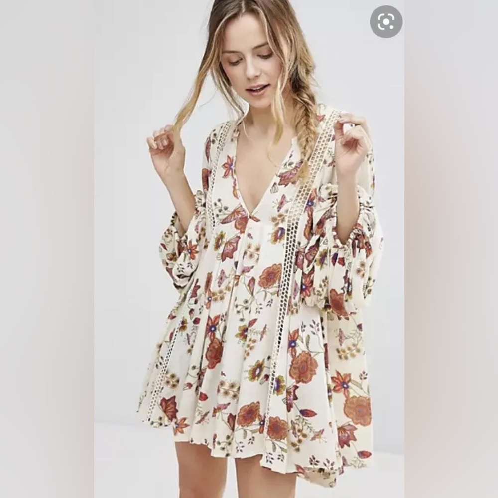 Free People Just the Two of Us printed tunic
